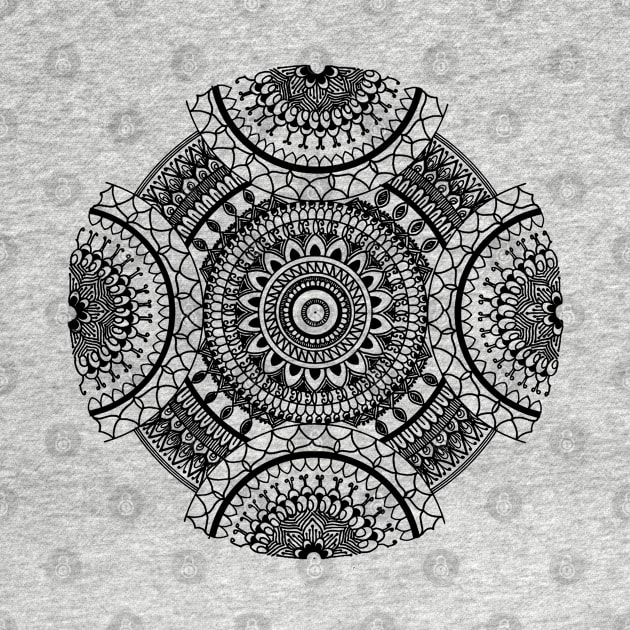 The Quarter mandala by designsbygulmohar